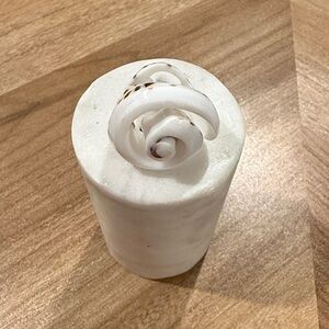 White & Brown Shell Ring